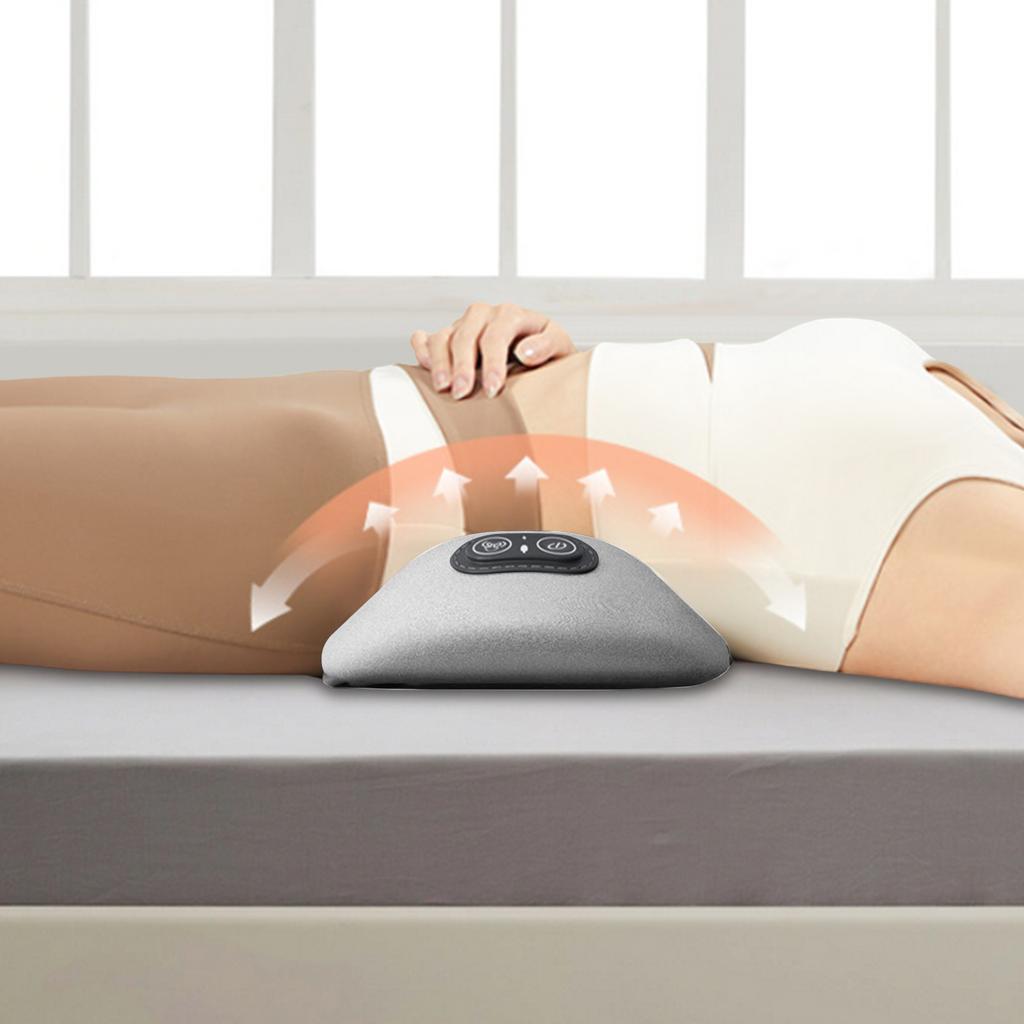 3 in 1 Electric Lumbar Support Pillow with Adjustable Height Back Support Pillow with Heat Waist Wedge Bolster for Lower Back