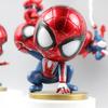 5 pcs Spiderman Superhero Action Figures Set for Theme Party Decoration