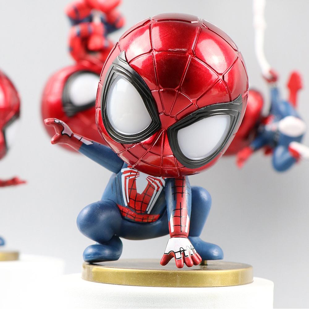 5 pcs Spiderman Superhero Action Figures Set for Theme Party Decoration