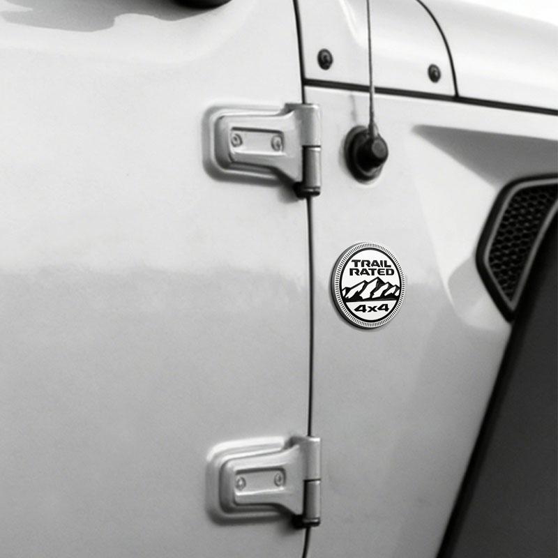 New 3D metal snow mountain badge suitable for JEEP Wrangler Grand Cherokee Freedom Knight modification accessories AMW1