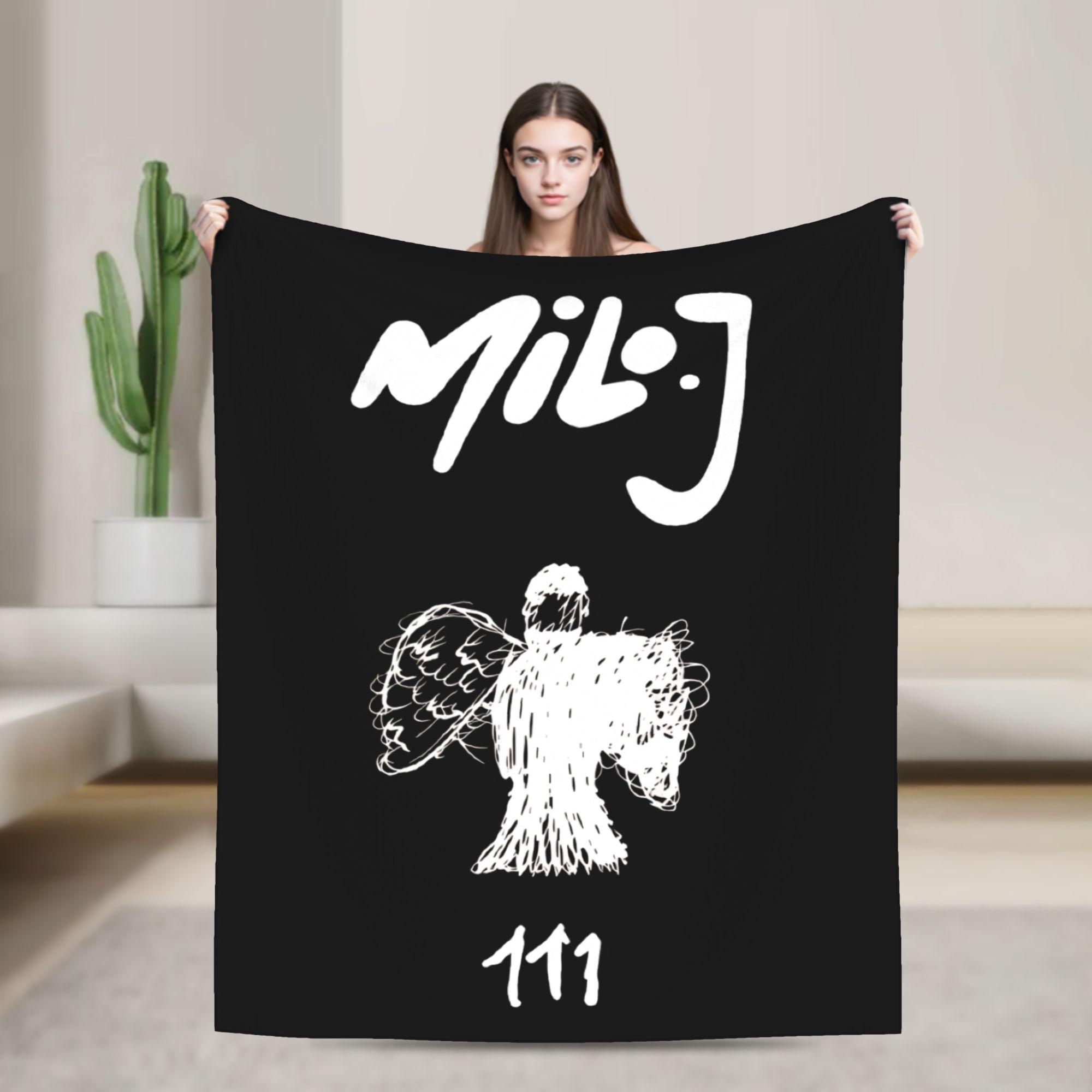 

Rapper Milo J 111 Flannel Blanket Warm Throw Blanket for Home Decor Decorative Graphic Bedspread Sofa Bed Cover 30x40in