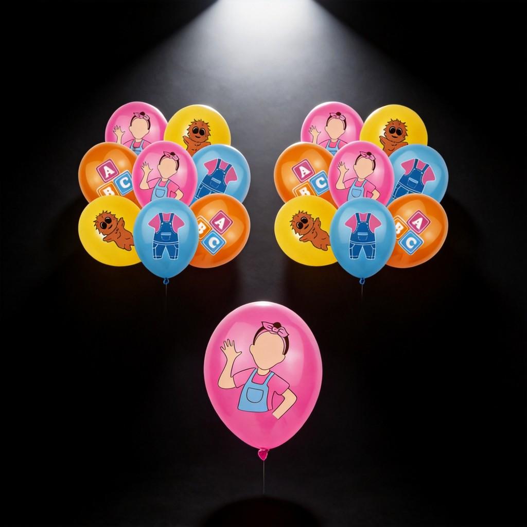 Ms Rachel Birthday Party Decorations Set With Balloons And Flags For Kids Celebration