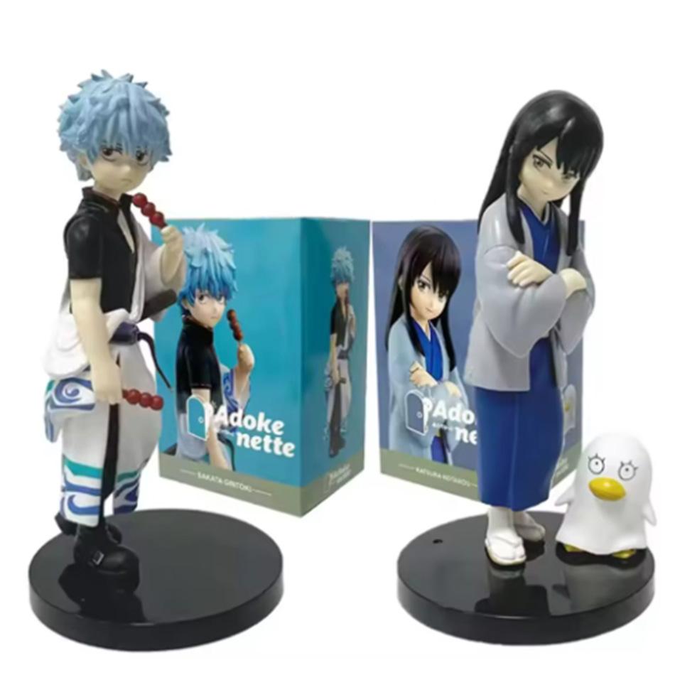 Adokenette Gintama Sakata Gintoki Katsura Kotaro Takasugi Shin Tekupiku Movable Figure Collection Holiday  Spot Gift