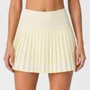 Womens High-Waisted Athletic Skort With Pockets Anti-Show Through Running Gym Tennis Skirt