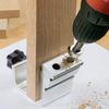 Aluminum Alloy Pocket Hole Fixture Kit Woodworking Oblique Hole Locator Positioner Drilling Tool