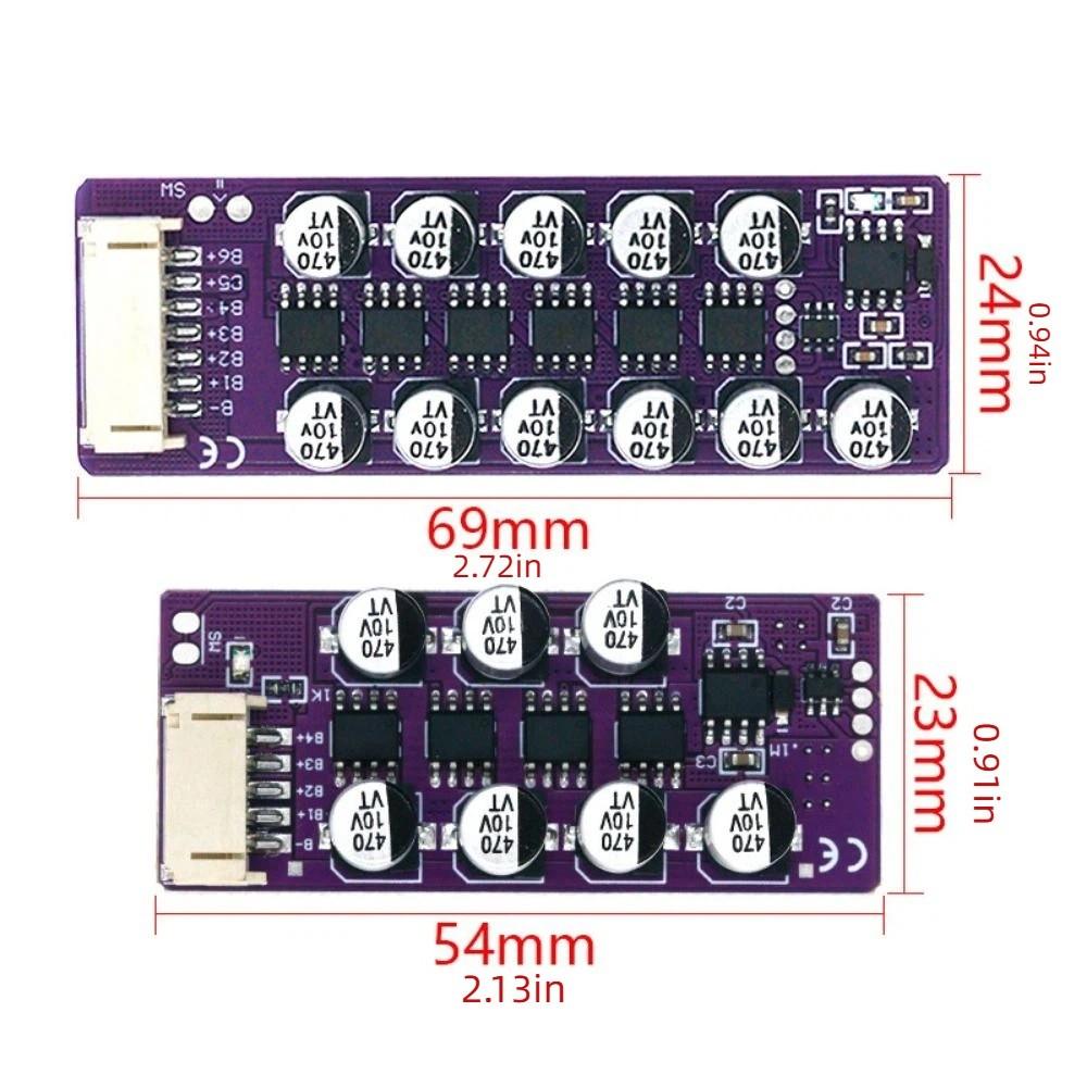 3S-4S BMS Балансир літієвої батареї 18650 Активна плата вирівнювання Li-ion батареї
