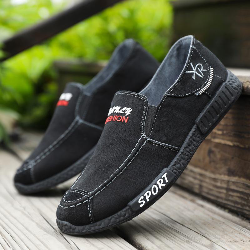 Summer Shoes Men's 2025 New Breathable Canvas Shoes Men's Versatile Casual Shoes Old Beijing Cloth Shoes Work Shoes Men