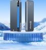 M.2 NVMe/SATA SSD Enclosure, CNC Aluminum Alloy [Non-Extruded]