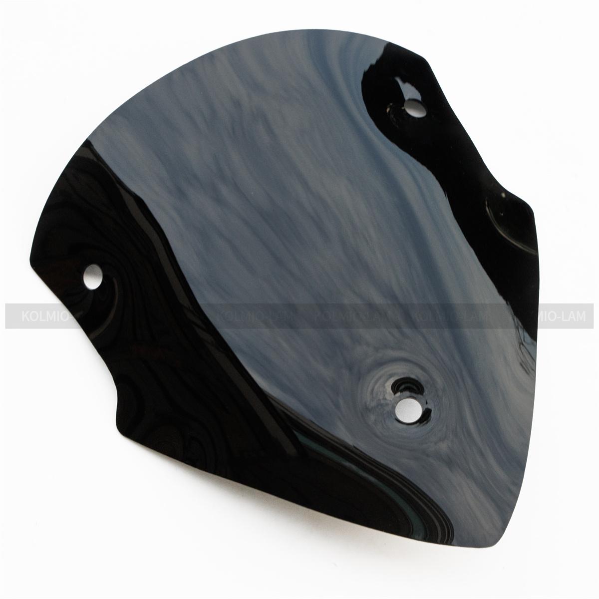 

Fit For Ducati Multistrada 950 1200 1260 Motorcycle Windscreen Windshield MTS950 MTS1200 MTS1260 Visor Deflector 2015 - чёрный