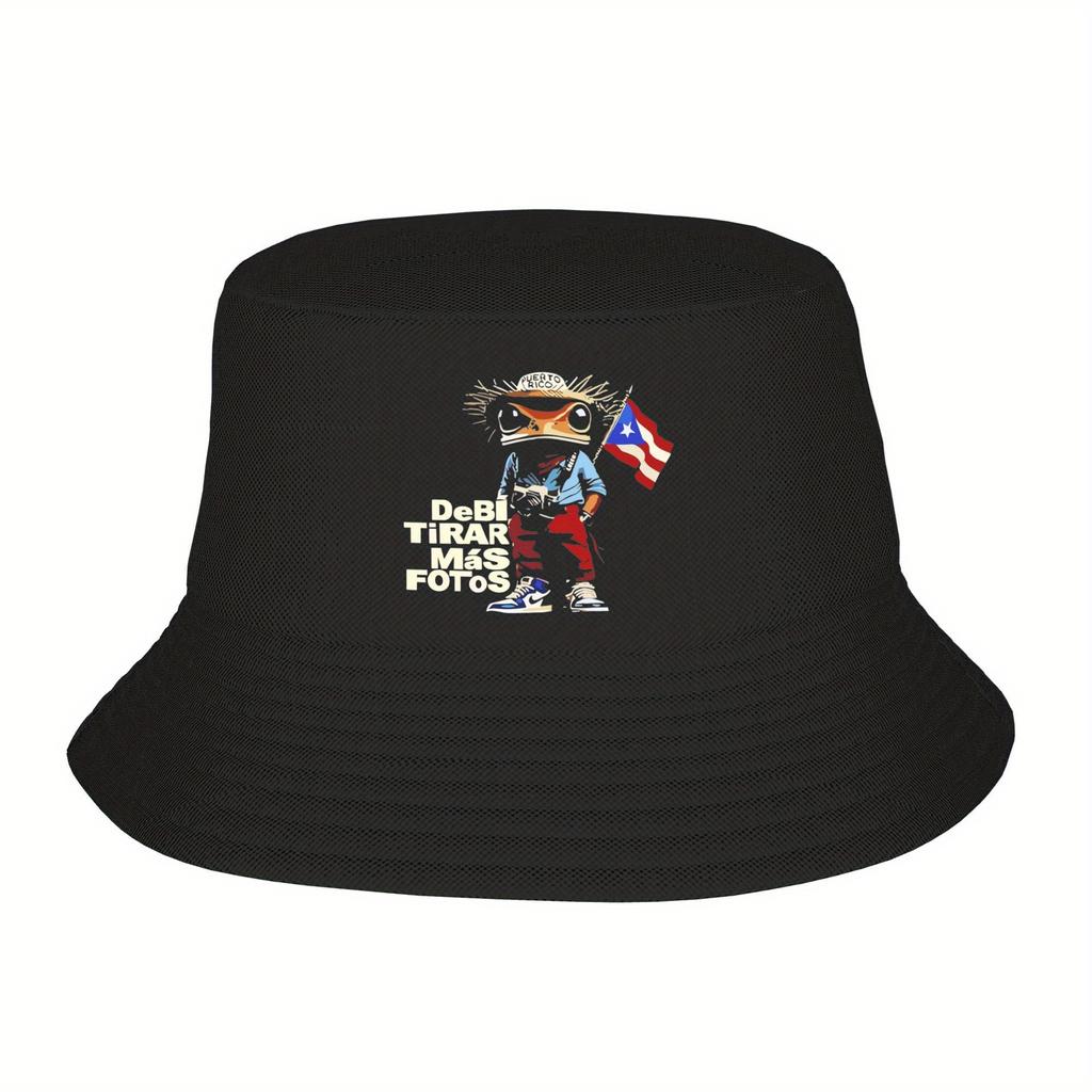 Vocation Getaway Headwear Debi Tirar Mas Fotos Bucket Hat Hot Sun Hats DTMF Bads Bunnys Ispoti Hat Packable Fishing Hats Camping