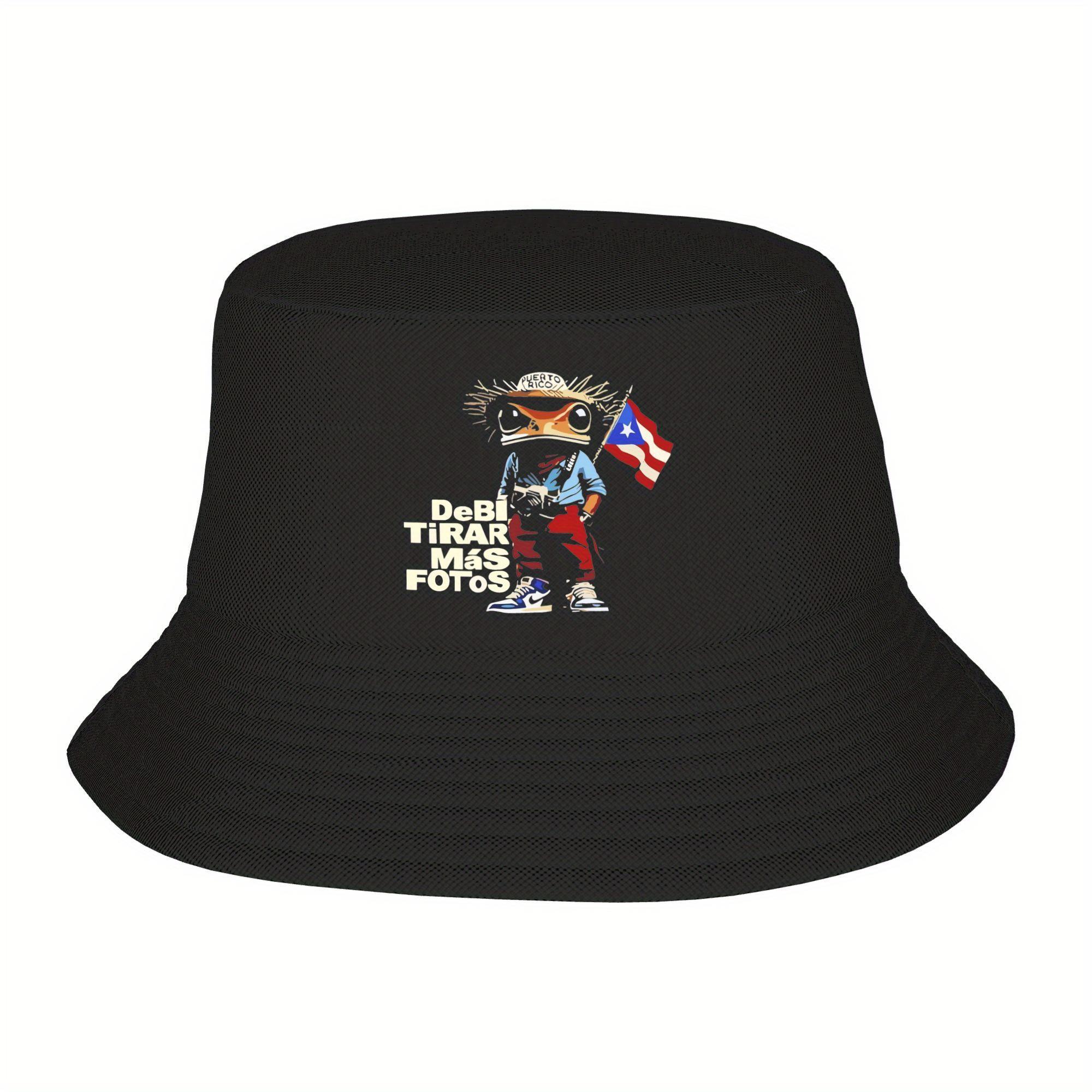 Vocation Getaway Headwear Debi Tirar Mas Fotos Bucket Hat Hot Sun Hats DTMF Bads Bunnys Ispoti Hat Packable Fishing Hats Camping
