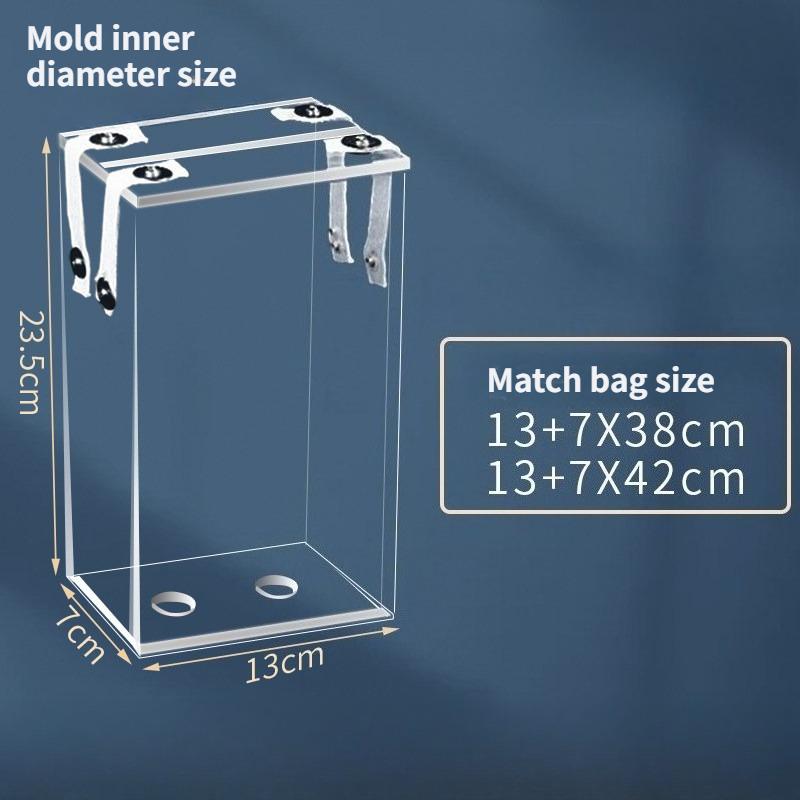 Acrylic Plastic Food Bag Rice Bags Used in Refrigerators and Supermarkets Vacuum Bag Compression Mold Rice Storage Transparent Rectangular