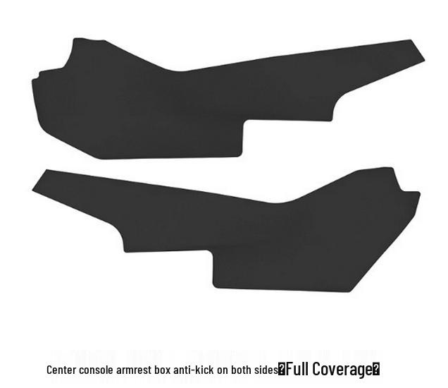 Tesla Model Y Side Console Anti-Kick Pads, TPE Corner Protectors, YL Accessories