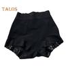 Women Butt Shaper High Waist Tummy Control Elastic Plus Size Slim Figure Shaping Underpants with Lace Belt Steel Bones Hip-Shaping Panties