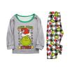 Parent-child Christmas Print Home Suit Long-sleeved Top And Pants