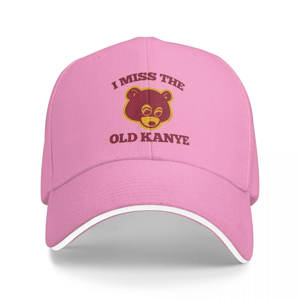 I Miss The Old Kanye West Bear Baseball Caps Snapback Baseball Hats Breathable Casual Casquette Outdoor for Men And Women