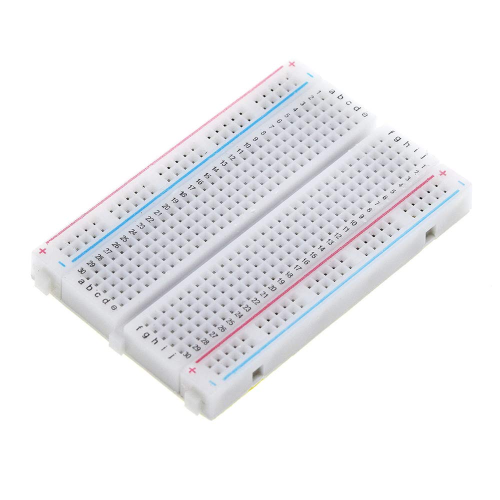 Samcos 400 Set of 400 Tie Mini Breadboard for with Adhesive Tape Breadboard, Holes, 5, Points, Arduino, Electronics,