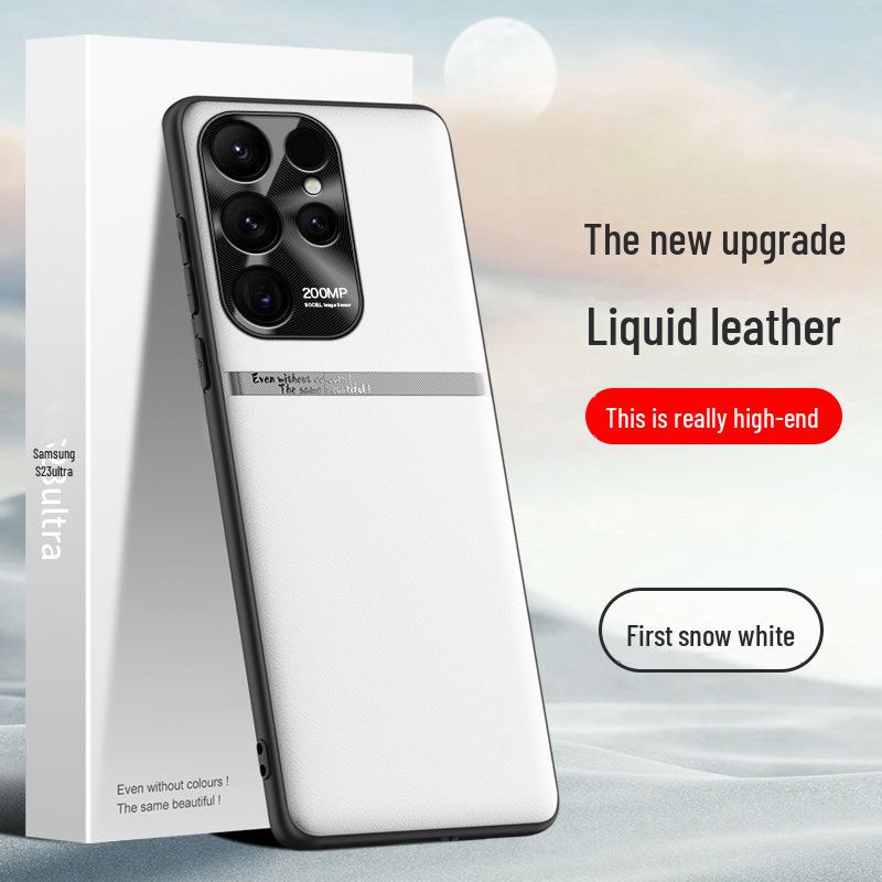 Samsung S23 Ultra Liquid Leather Case: Anti-Fall, Anti-Fouling Protective Cover, Single Piece Shipments