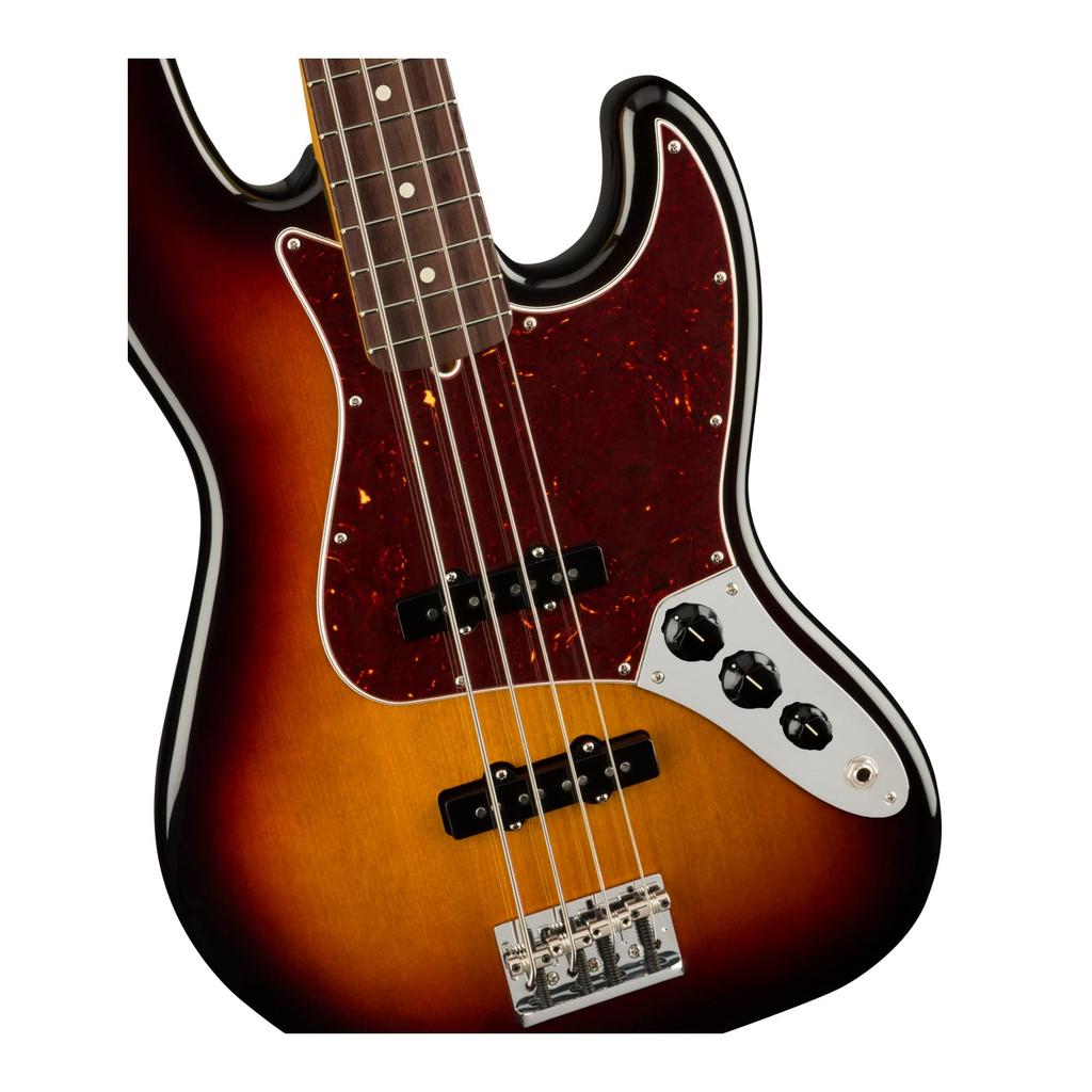 Fender Electric Bass American Professional II Jazz Rosewood Sunburst Bass®, Fingerboard, 3-Color
