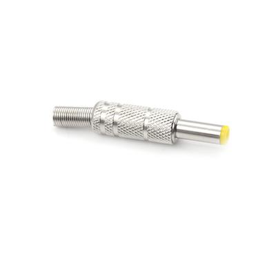 1Pc Metal 5.5*2.5Mm Dc Power Male Plug Jack Adapter Connector Plug 12V