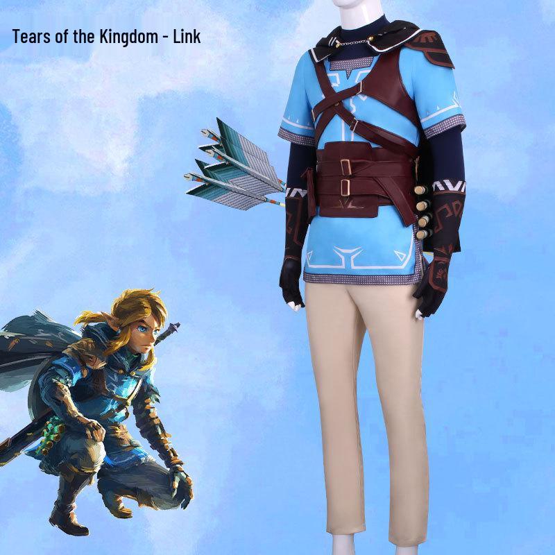 The Legend of Zelda: Tears of the Kingdom Link Cosplay Costume Full Set