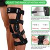 Hinged Knee Brace for ACL MCL PCL Meniscus Ligament Sports Injuries Functional ROM Orthopedic Support for Men Women