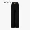MO&Co. Women's 2025 Spring Straight-Leg Trousers with Belt