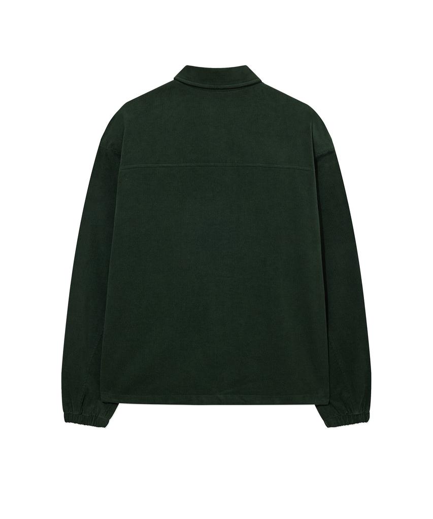 COVERNAT Corduroy Coach Jacket Green