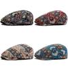 Elegant Embroidered Beret Hat Stylish Unisex Accessory Comfortable Wear For Outdoor Adventures And Social Gatherings