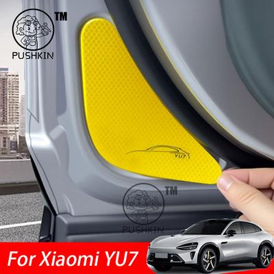 For Xiaomi YU7 2025 Car Interior Parts Anti Rear Collision Warning Sticker for Front Bumper of Door Accessories