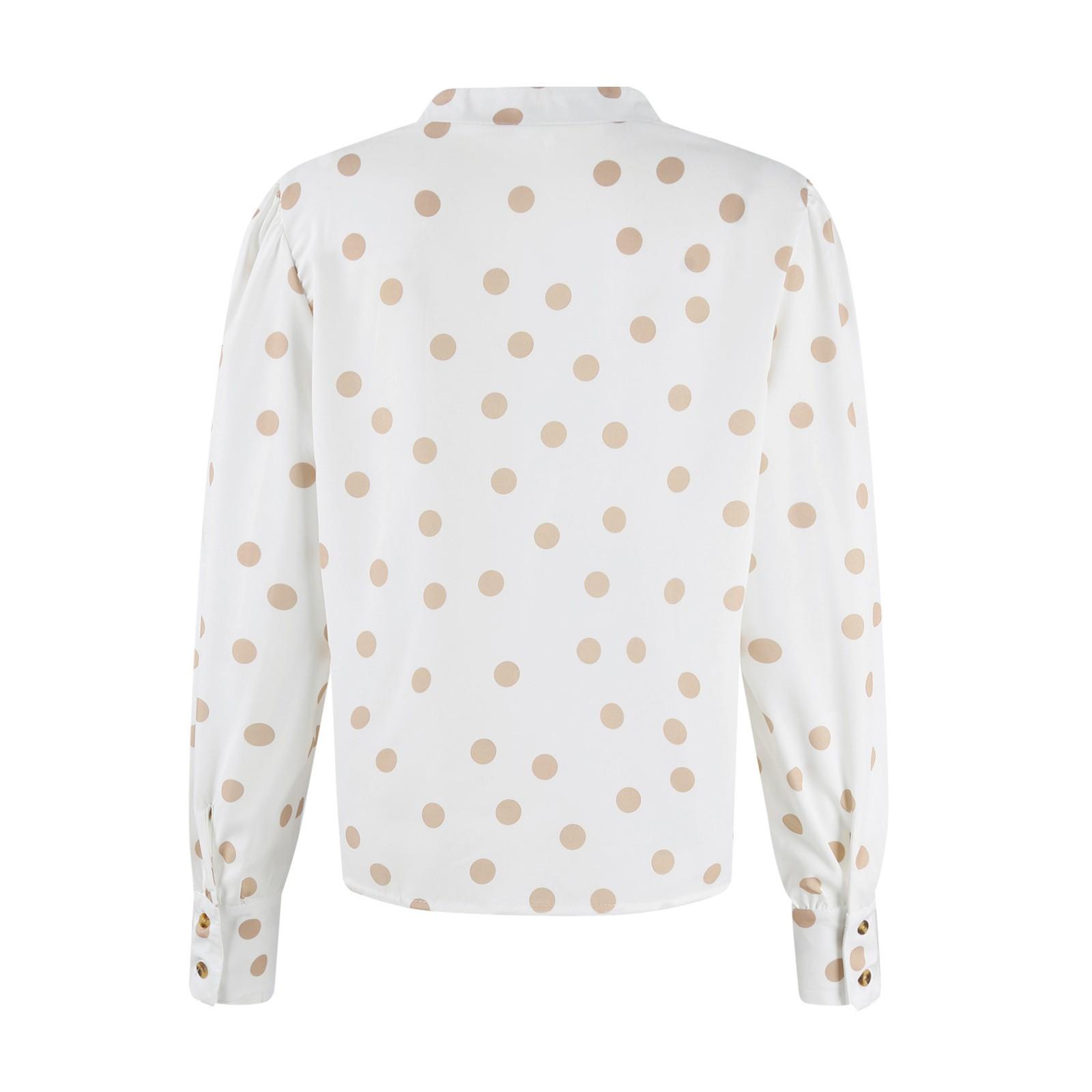 Новое модное платье-рубашка с длинными рукавами и V-образным вырезом XXL белый — фото 7