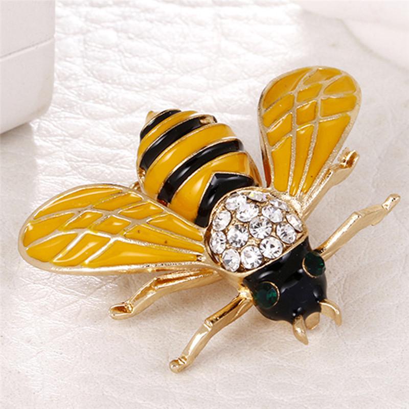 Women Delicate Little Bee Insect   Pin Brooch Jewelry Accessory