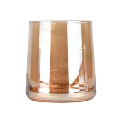 Kreatives buntes Glas einfaches nordisches Whisky-Weinbecher-Saftglas-Geschirr