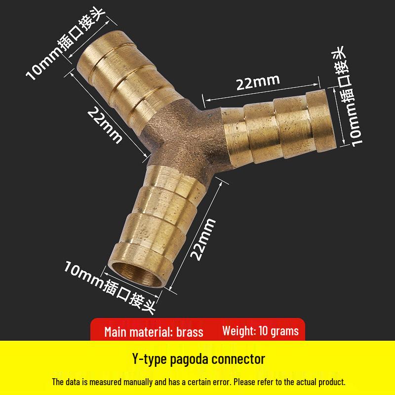 Copper Pagoda Gas Nozzle with Inner Wire Adapter