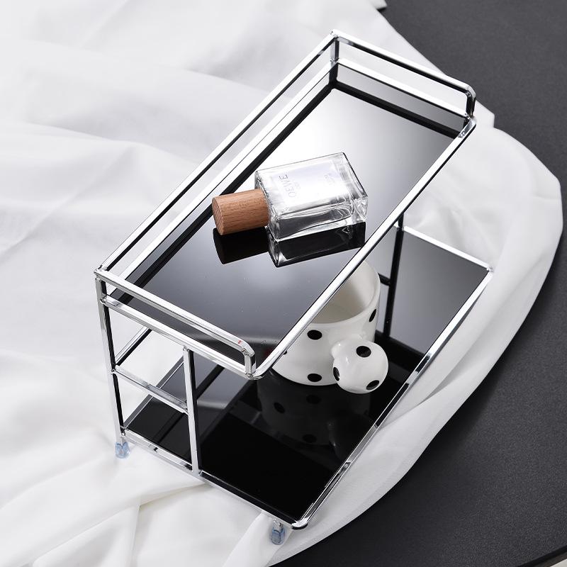 Acrylic Storage Rack: Kitchen, Bathroom, Cup & Cosmetics Holder