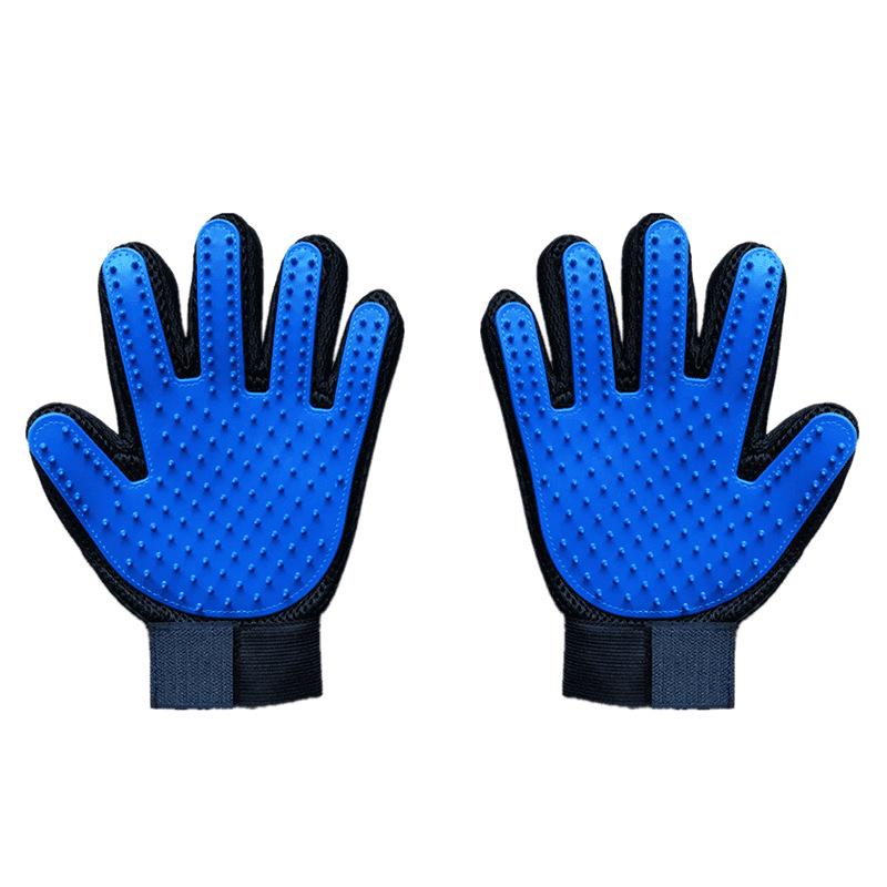 Viral Pet Grooming Gloves: Easily Remove Loose Hair During Cat and Dog Baths