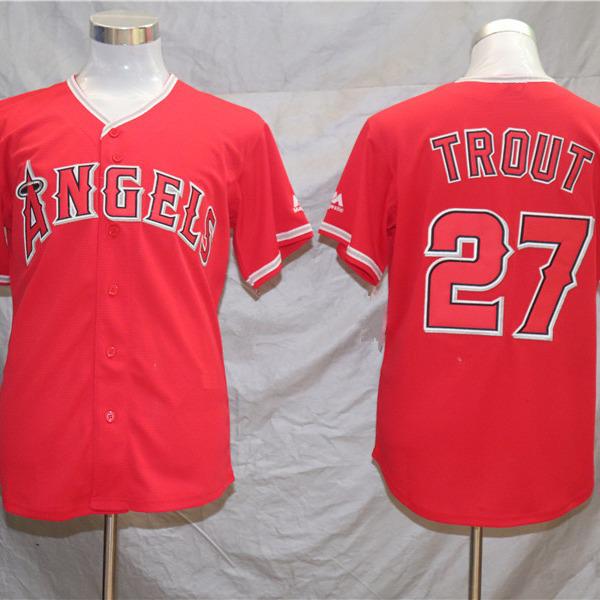 Los Angeles Angels Men's Elite Embroidered Baseball Jersey