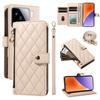 For Xiaomi 15 Wallet Case with Straps,Rhombus Leather Stand Phone Cover