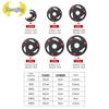 Zhongjing Three-Hole Rubber-Coated Barbell Plate