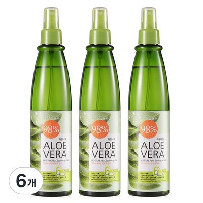 Kwailnara Aloe Vera Moisture Real Soothing Gel Mist, 310 ml, 6 pezzi.