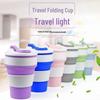 Siliconen Opvouwbare Draagbare 350ml Beker – Hittebestendig en Inklapbaar voor Buitengebruik
