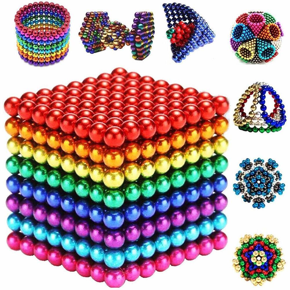216 Colorful 5mm Magnetic Balls Educational Puzzle Toy Magnets