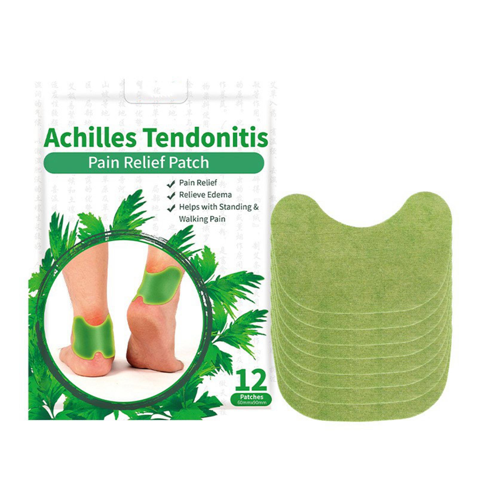 

Пластырь с полынью для ухода за ахилловым сухожилием, пластырь при спортивных травмах, боль в пятке, Caiben, мягкие ингредиенты, глубокое проникновение в кожу. зелёный