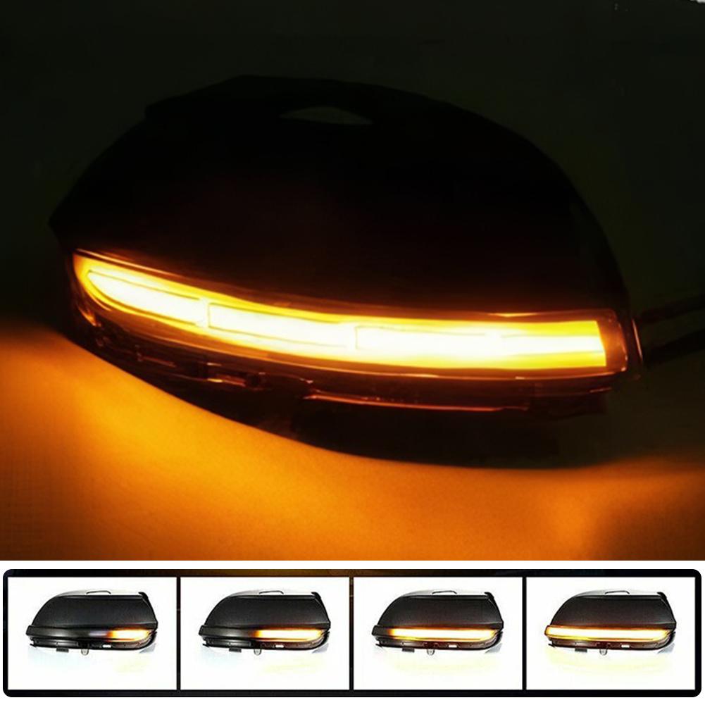 2x Dynamic LED Turn Signal Light Mirror Indicator Lamp for VW Passat B7 11-15 Scirocco09 CC11-17 EOS11-15
