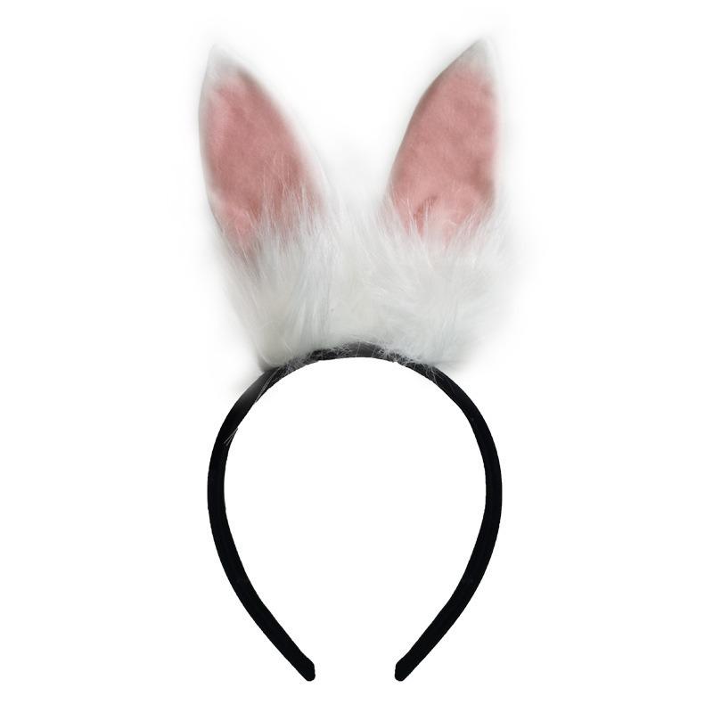 1-10PCS Plush Rabbit Ears Hair Band Cute Headdress for Adult and Children Performance Headband Cosplay Accessories