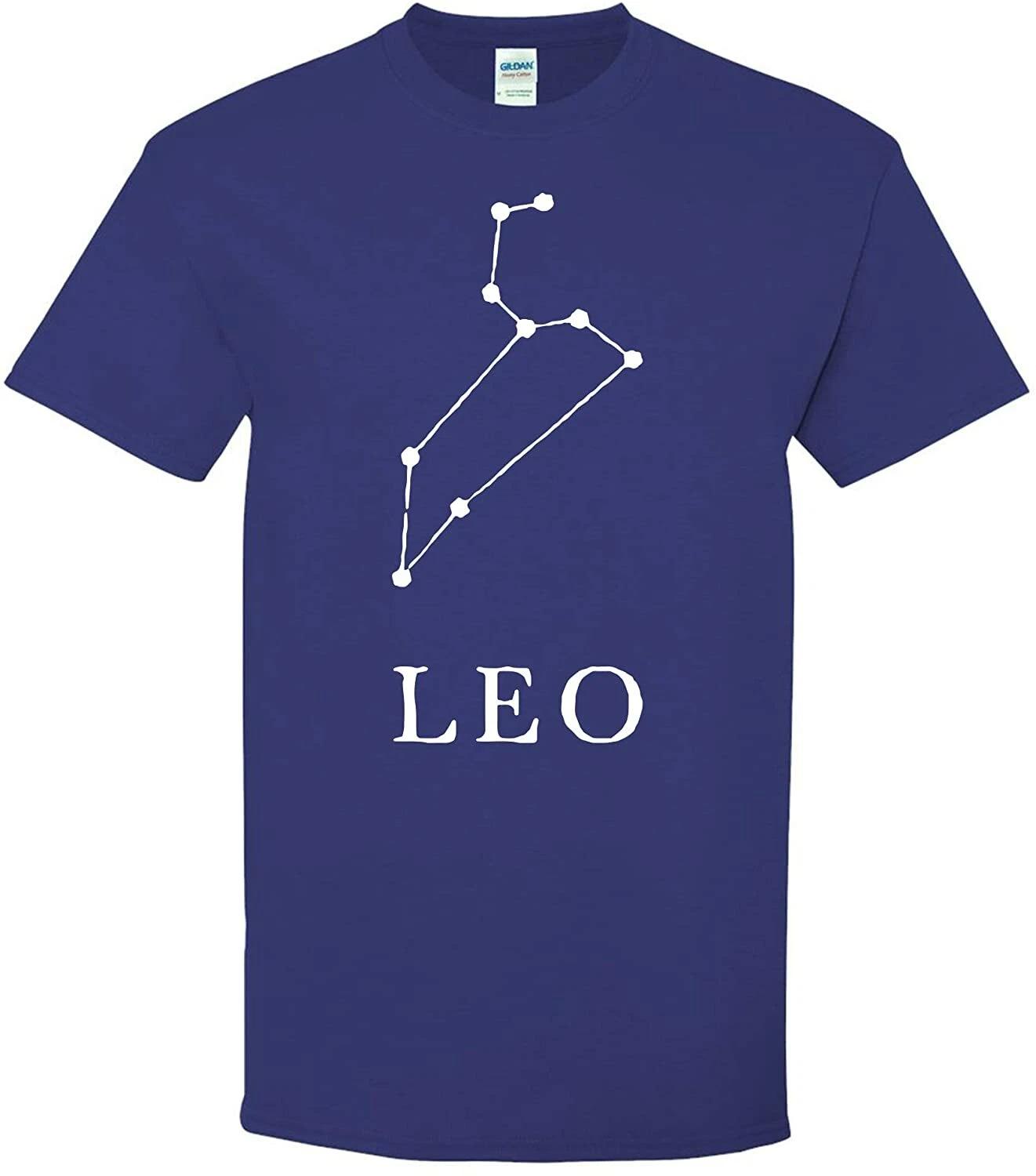 Leo Constellation - Star Sign Astrology Zodiac Astronomy Birthday T Shirt S
