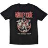 Motley Crue Unisex Adult World Tour Vintage Cotton T-Shirt
