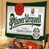 Pilsner Urquell Bier Logo Cartoon Wandteppich Böhmische Wandteppiche Mandala Wandbehang Laken