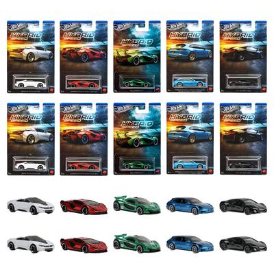 Hot Wheels Theme Automotive Assortment Hybrid Speed Vehicle Mini Ages - Toys, Cars, 10-Car Box, 3+, Multi-Purpose, GDG44-987P