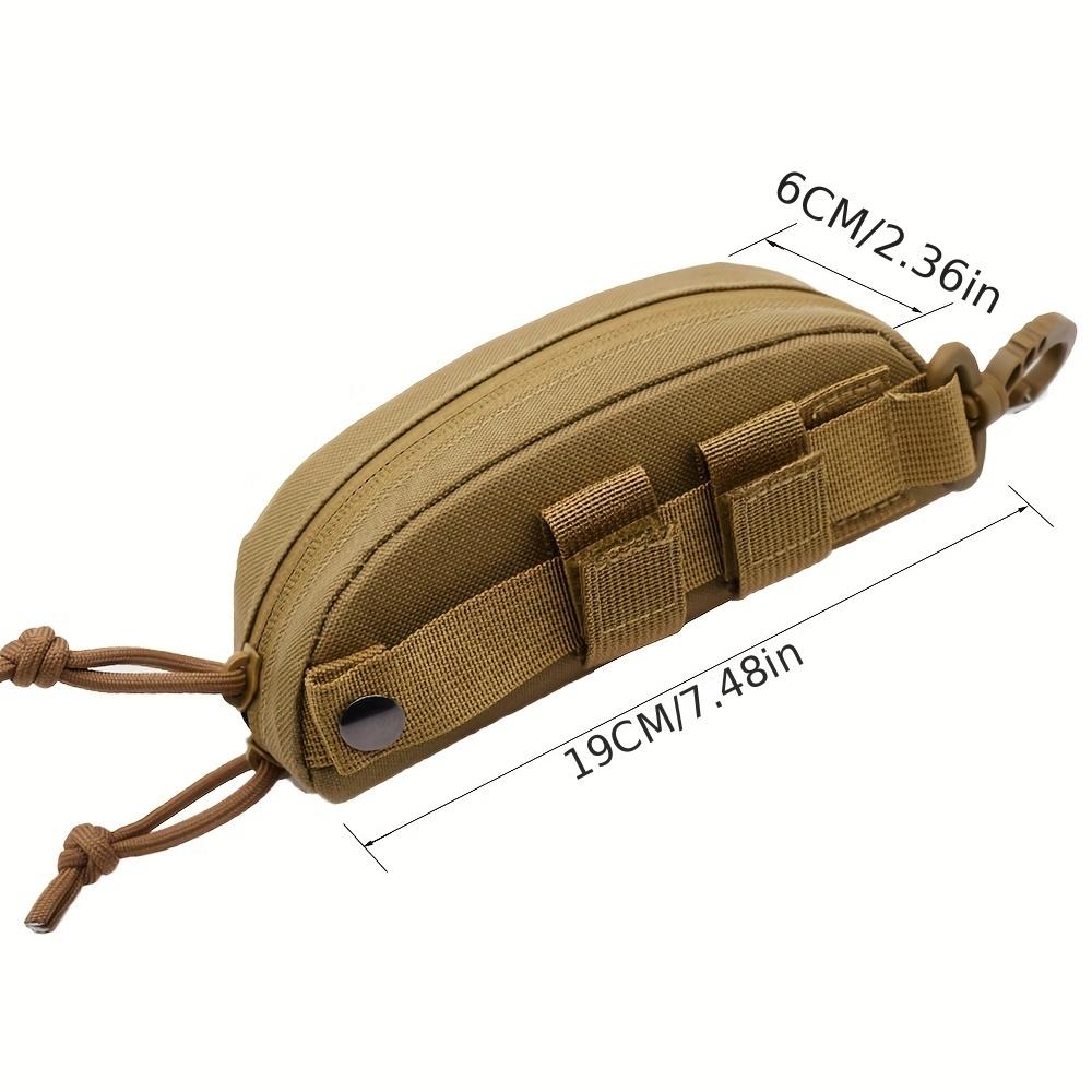 Taktische Molle Tasche Hartschalen-Brillentasche Mode Outdoor Tragbar Brillenetui Stoßfest Staubdicht Brillenetui